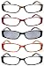 5-Pack Spring Hinge Reading Glasses Women Includes Sun Readers +1.50