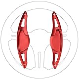 Boyous ホンダ 専用 赤 アルミ合金 パドルシフトカバー 2点セット 適合多数 N-ONE/N-WGN/Nbox SLASH/N-BOX &N-BOXカスタム JF1 JF2 JF3 JF4 /フィットGK3 GK4 GK5 GP5 GP6 /ヴェゼル RU1 RU3 RU4 /グレイス GM4 GM5 /シャトルGP7 GP8 /S660 JW5 等
