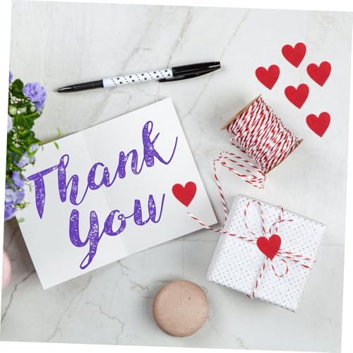 LOLIPPYY 200stücke Teiliges Rotes Filzherz Bastelset für Valentinstag Deko Herzform Filzstücke zum Aufkleben Cake Topper und Heimdekoration DIY Kreativprojekte
