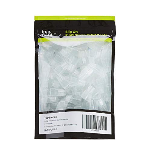 Manchons anti-traction RJ45 TrueCABLE en PVC transparent de qualité