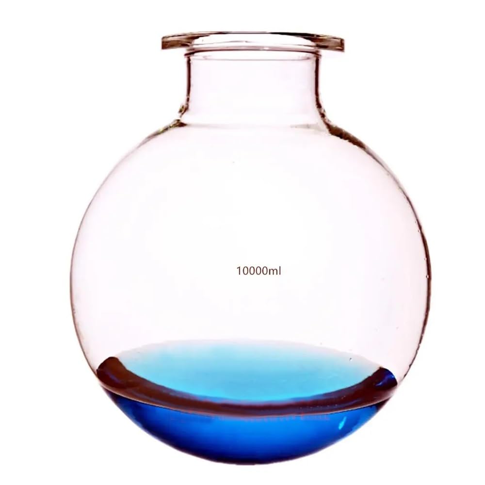 10000 ml reaktor szklany 24/29, dwie szyjki, laboratoryjna kolba reakcyjna 10 l z pokrywką i stalowym zaciskiem