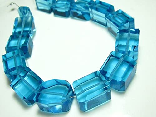 Quartz bleu LKBEADS en nuggets taillés pour sublimer vos ateliers de joaillerie bohème