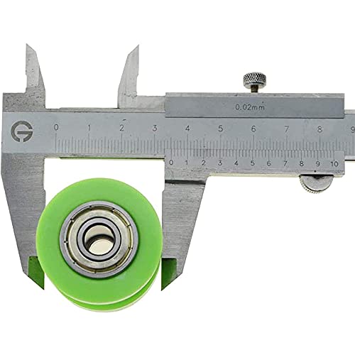 ANCLLO 8 mm Motorrad Kettenrolle Schieber Spanner Radführung Ersatz für ATV 4 Wheeler Quad Baja Doodlebug Dirt Pit Bike Grün