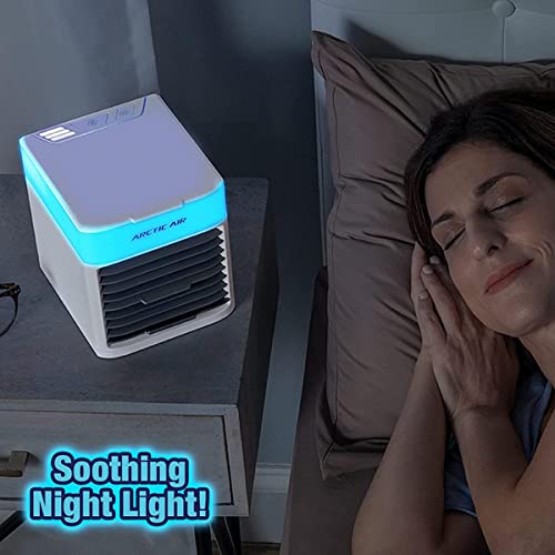 Arctic Air Pure Chill 2.0 Evaporative Air Cooler By Ontel - Powerful, Quiet, Lightweight And Portable Space Cooler With Hydro-Chill Technology For Bedroom, Office, Living Room & More #TOP4