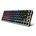 KROM Kalista - Teclado Gaming de Membrana RGB Rainbow, Formato 62%, Modo Gaming, N-19 Anti-ghosting, Windows | Mac, Layout español, Negro