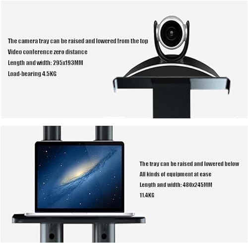 Soporte móvil para TV con ruedas para panel plano miniatura 6
