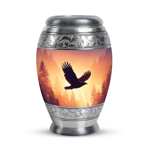 Image of Eagle Urn - Keepsake Urns for Human Ashes Adult Man - Funeral Urn - Small Cremation Urns for Male & Female - 3 Inch