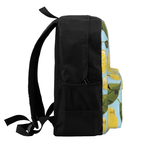 Sac à dos universitaire jaune citron The ArtsSchool avec compartiment PC - 5