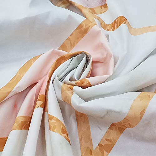 Riyidecor Pastel Pink Blush Grey Gray White Geometric Marble Wall Tapestry Art Decor 59Wx51H Inch Girly Aesthetic Rose Stripes Unique Blocks Cracked Natural Living Room Bedroom Fabric Polyester #TOP5