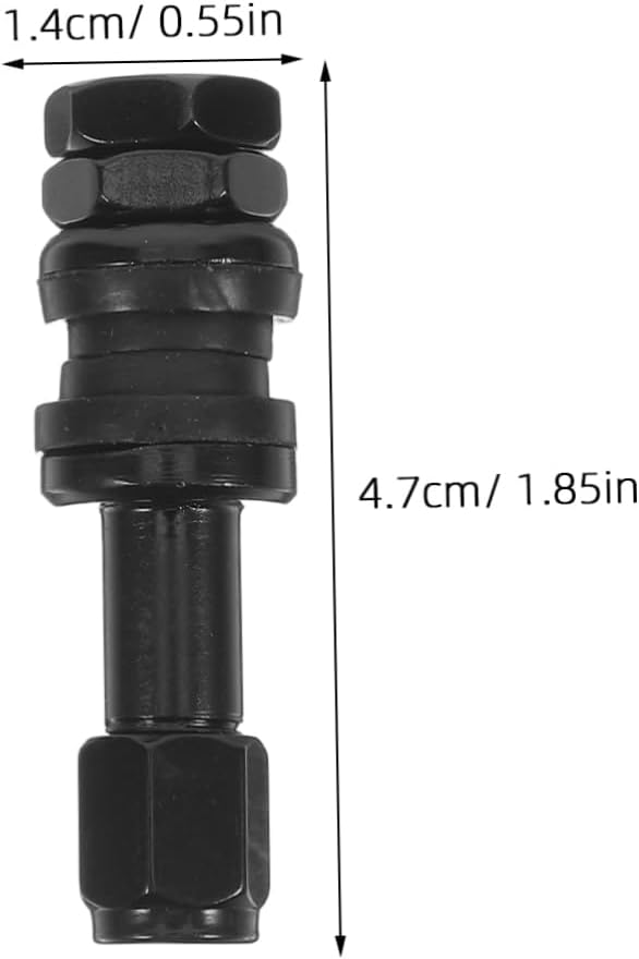 Ipetboom 5pcs Tire Valve Stem Replacement Kit Aluminum Alloy Air Valve Stem Caps for Vehicles Easy Install Extreme Temp Tolerance