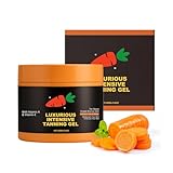 Bräunungsbeschleuniger, Karotte Selbstbräuner Körper Gesicht Solarium Creme Mit Natürlichen Inhaltsstoffen, Carotin Tanning Gel, Premium Bräunungscreme, Bräunungsöl Für Sonnenbänke & Außensonn