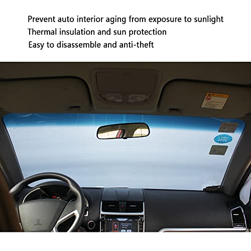 Junecarp Windshield Cover For Ice And Snow,Foldable Car Exterior Accessories For Sun Heat Protection/Wind And Snow, Suitable For Cars, Compact Suvs #TOP4