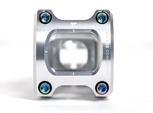 Trail One Components The Rockville Stem - Made In California Clear Ano - 35Mm Clamp 40Mm Length #TOP3