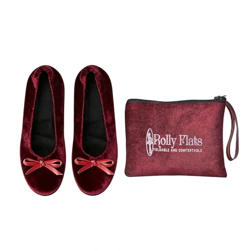 Image of Women's Foldable Ballet Flats - Portable Flat Shoes for Travel and Wedding that Fit in Your Purse