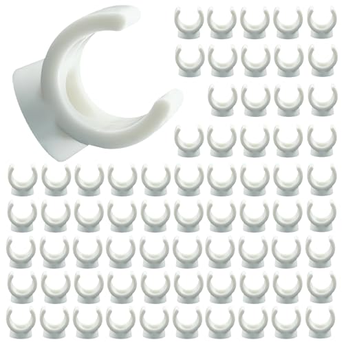 suiwotin 100pcs 1/2 Inch PEX Clamp Pipe Clamps, PVC Pipe Holder