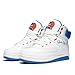 Ewing Men's 33 HI x Orion Rebound Basketball Shoes | Retro 1990 Design Ankle Strap Hybrid Athletic Team Sports Shoes, White/Blue/Orange, 8