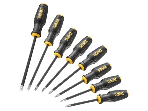 Dewalt MAX FIT® Screwdriver Set, 8 Piece, MAX FIT® Tip Design ensures a Maximum fit in Fasteners and eliminates Stripped Screws