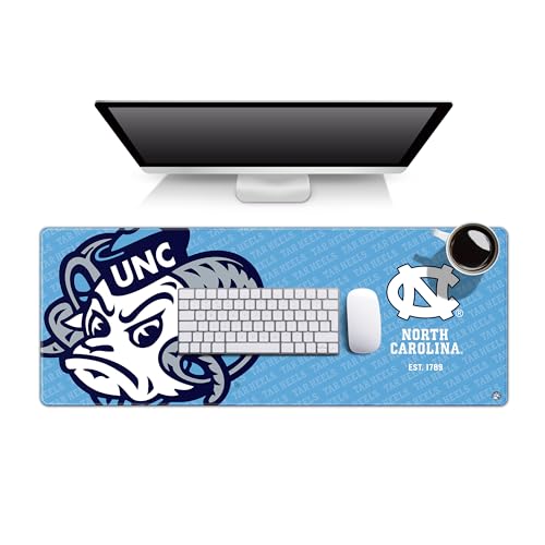 YouTheFan NCAA North Carolina Tar Heels Logo Series Desk Pad SMU, Team Colors