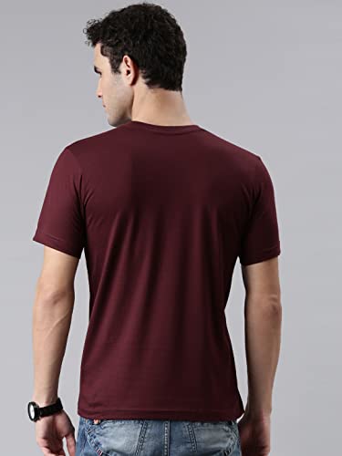 Image of F A S O Mens Organic Cotton V-Neck T-Shirt