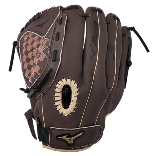 Mizuno GPP1150Y3 Prospect Series PowerClose Baseball Gloves, 11.5', Right Hand