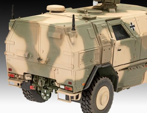 Kit de modelo de plástico Revell 63370 Dingo 2 escala 1:35 para superar retos de montaje 7