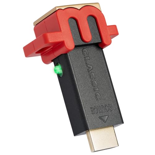 Marseille mClassic Plug-and-Play Gaming Upscaler – HDMI Upscaler 4K Bildqualität für Nintendo Switch, PlayStation, Xbox, N64, Wii, Gamecube, und mehr – Zero Lag & Maximale FPS