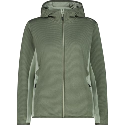 Veste hoodie CMP femme M couleur avocado mel pour randonnée