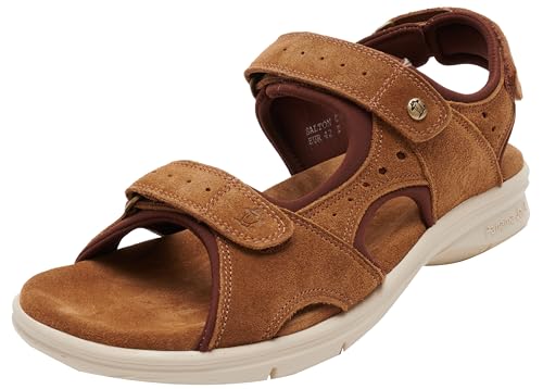 Panama Jack Salton - Sandalias planas para hombre, color camel C37, talla 43 EU, Camel C37, 43 EU
