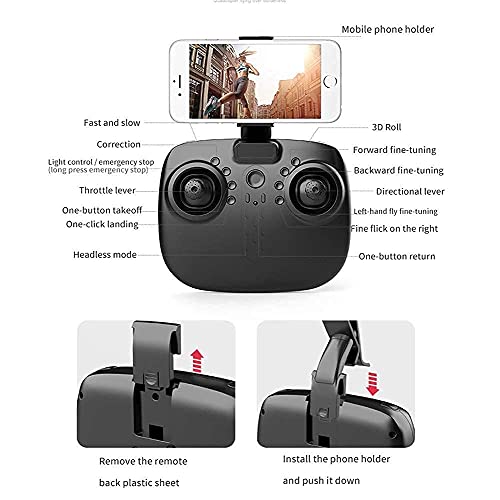 4K high-definition UAV, luchtfotografie Lange uithoudingsvermogen Opvouwbare vierassige vliegtuigen Luchtfoto 110deg… - Image 7