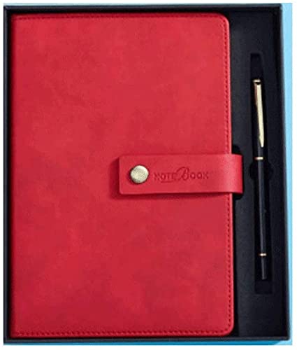 Cuaderno Libreta Escuela Cuaderno Clásico Grueso con Anillo for Bolígrafo-A5 Cuaderno De Escritura De Tapa Dura con Barra De Marcador, Gran Capacidad, Diario De 240 Páginas Cuaderno Empresarial(C)