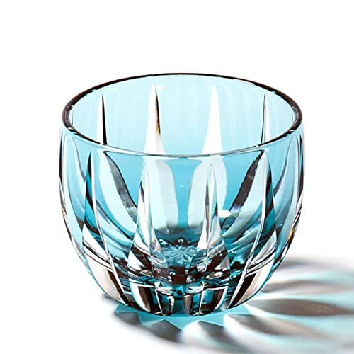 【 太武朗工房 公式 直販 】 クリスタル江戸切子 木村泰典 剣菱 ぐい呑 (グリーン) TB5100-03 桐箱入り 日本製