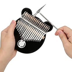 Kalimba 17 touches Thumb Piano, Kalimba 17 touches Thumb Piano cristal acrylique en forme d’ours EQ et câble de… - Les Beatles, Paul McCartney, John Lennon, RIngo Starr, George Harrison Kalimba 17 touches Thumb Piano, Kalimba 17 touches Thumb Piano cristal acrylique en forme d'ours EQ et câble de… – Image 6