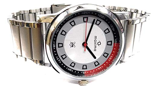 Image of Maxima Casual Analog White Dial Men's Watch-maximaonred