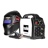 Casco per saldare Telwin Lion: per uso hobbistico, ad oscuramento fisso (11 DIN). Garantisce elevate prestazioni in TIG (>5A) / MIG-MAG / MMA. Classe ottica 1/1/1/1. Area di visione 90x35mm. Funzionamento a cella solare.