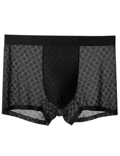 VORHELOVE Mens Boxer Briefs Ice Silk Underwear Quick Dry Panties Soft Bikini Breathable Cheeky...