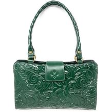 Patricia Nash Rienzo Leather Satchel, Soft Green