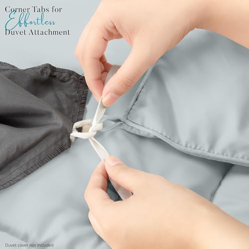 image for Utopia Bedding Comforter Duvet Insert, Quilted Comforter with Corner T