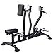 MAXXUS Rudermaschine - Verstellbar, 140x96x110 cm, für 30/31 und 50/51mm Hantelscheiben, bis 200 kg, rutschfeste Füße, Schwarz - Rückentrainer, Rudergerät für Zuhause, Krafttraining