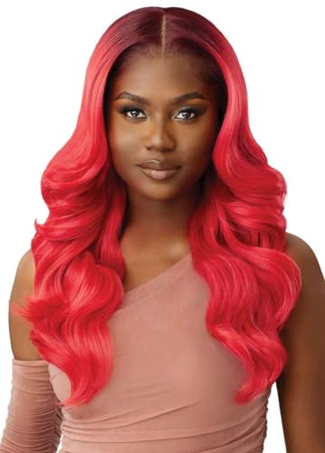 Outre Lace Front Wig - Perfect Hair Line 13X6 - Atlas (3DR4/CHESTNUT OMBRE)