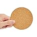 Juvale Cork Coaster Backing Sheets - Scratch-Resistant Surface Protection with Cork Pads - Custom DIY Craft Projects - Circle Craft Sheets for Versatile Designs - Pack of 50, 3.5 in Round Brown