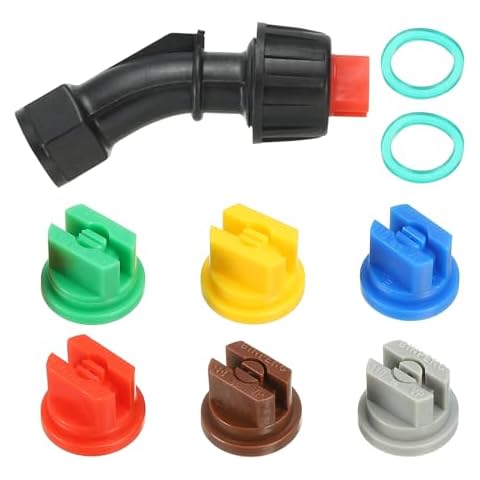 uxcell Spray Nozzle Set with Tips Cover