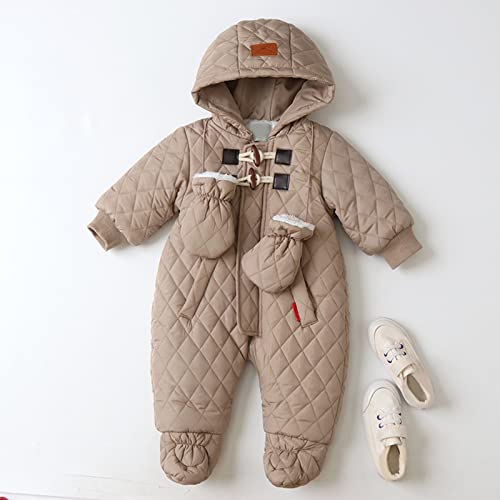 Outerwear Romper Coat Infant Baby Jacket Snowsuit Down Jacket Romper Jumpsuit Onesie Outwear 3-6-9-18-24 Months