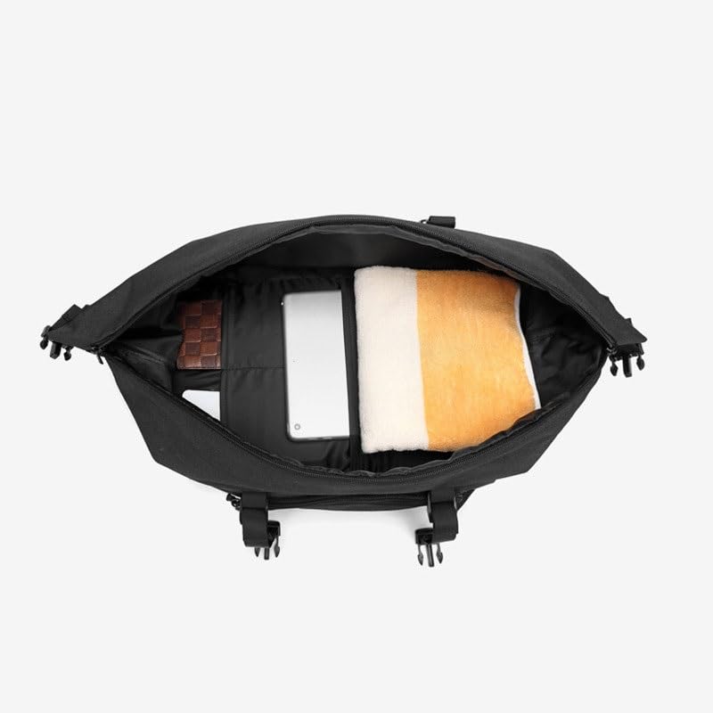 Bolso cruzado multifuncional para hombre con compartimentos de seguridad 8