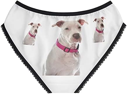 DogsMakeMeHappy Young Pitbull Terrier Panties, Young Pitbull Terrier Underwear, Briefs, Cotton Briefs