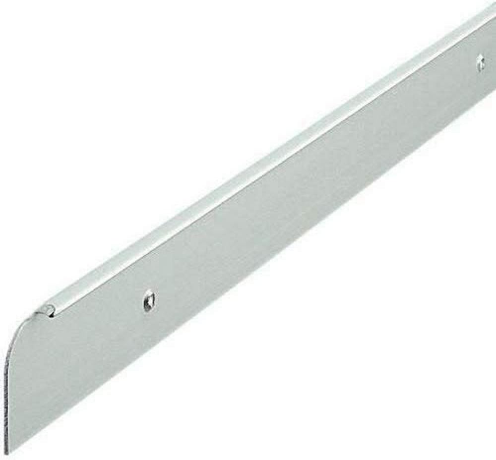 Kitchen Worktop Trim End Cap Matt Silver 40mm x 630mm