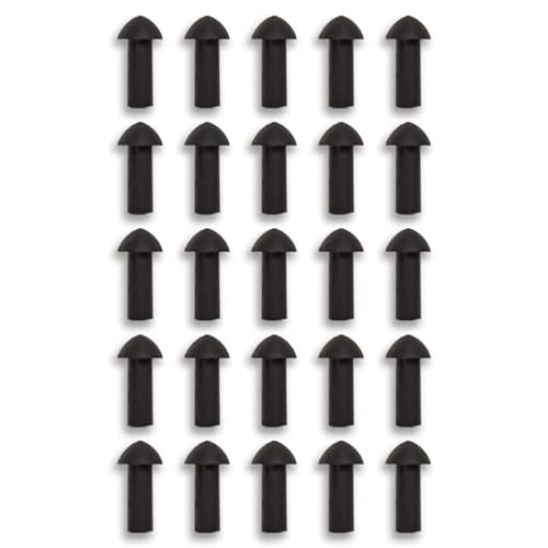 Stop & Go 4075 Mushroom Plug Tire Repair for Punctures and Flats - 1" Length x 5/16" Shaft Diameter - 25 Pack (Plugs Only)