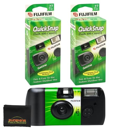 Fujifilm QuickSnap Flash 400 One-Time-Use Camera (2 Boxes)