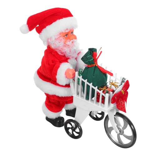 Père Noël musical mécanique sans pile pour éviter les pannes de décoration festive
