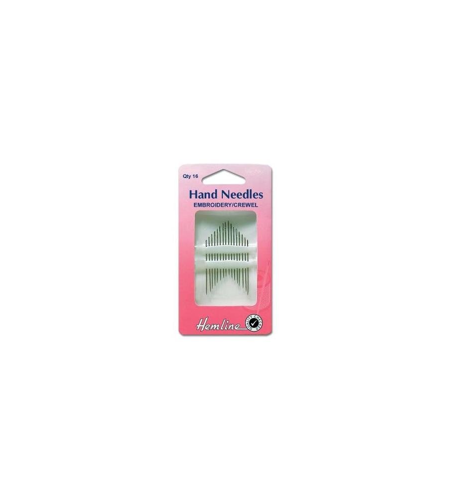 Hemline Hand Needles Embroidery Crewel Size 8 H200.8