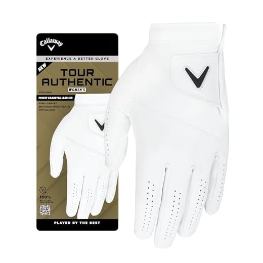 Callaway Golf Tour Authentic Women's Golf Glove 2025 - Left Hand for Right Handed Golfer, S